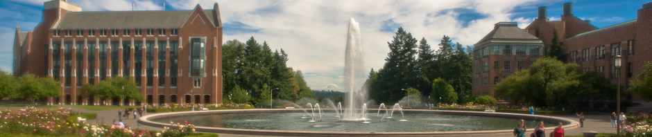 Drumheller Fountain on UW campus